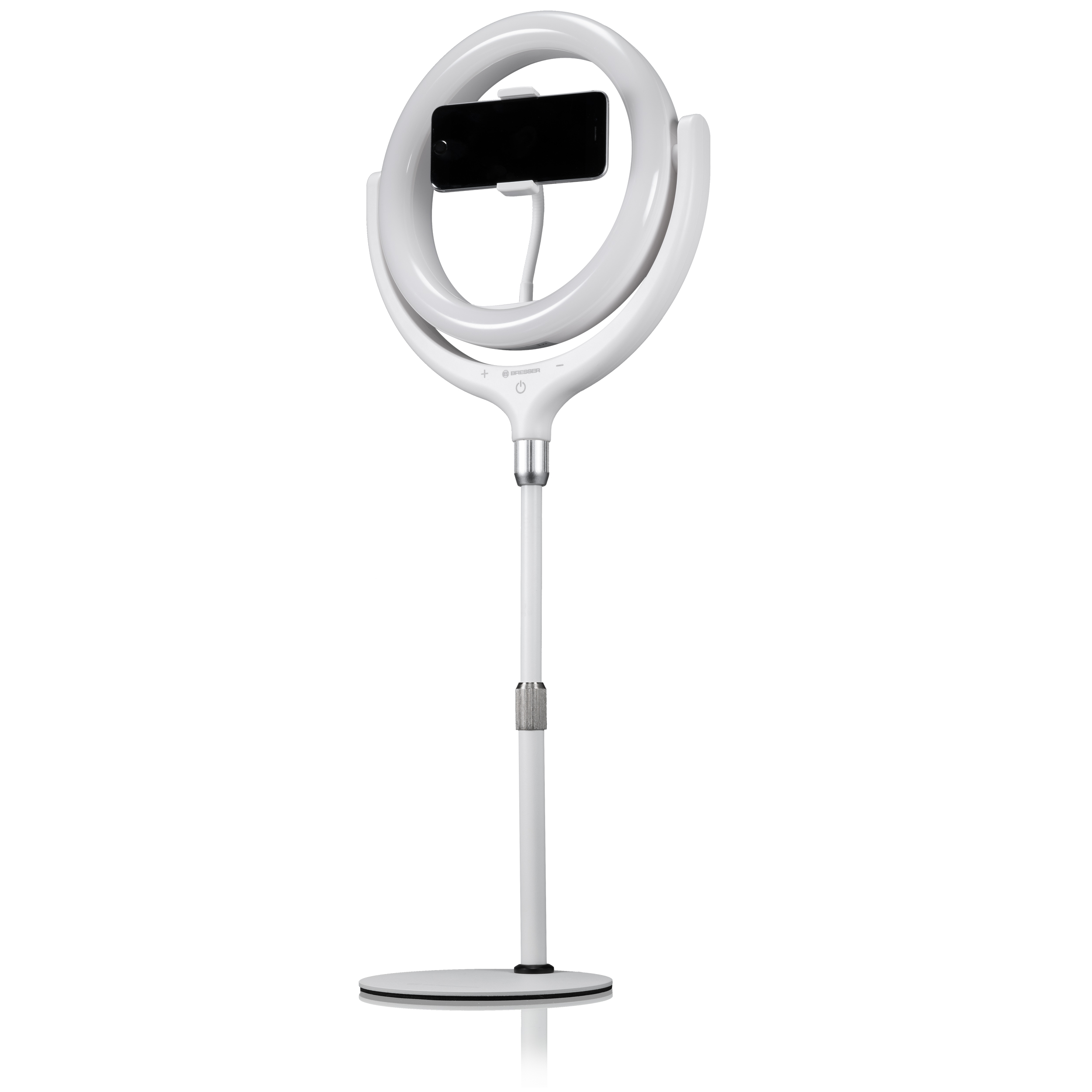 BRESSER BR-RL 10B LED Ringlight with stand and USB connection (Refurbished)