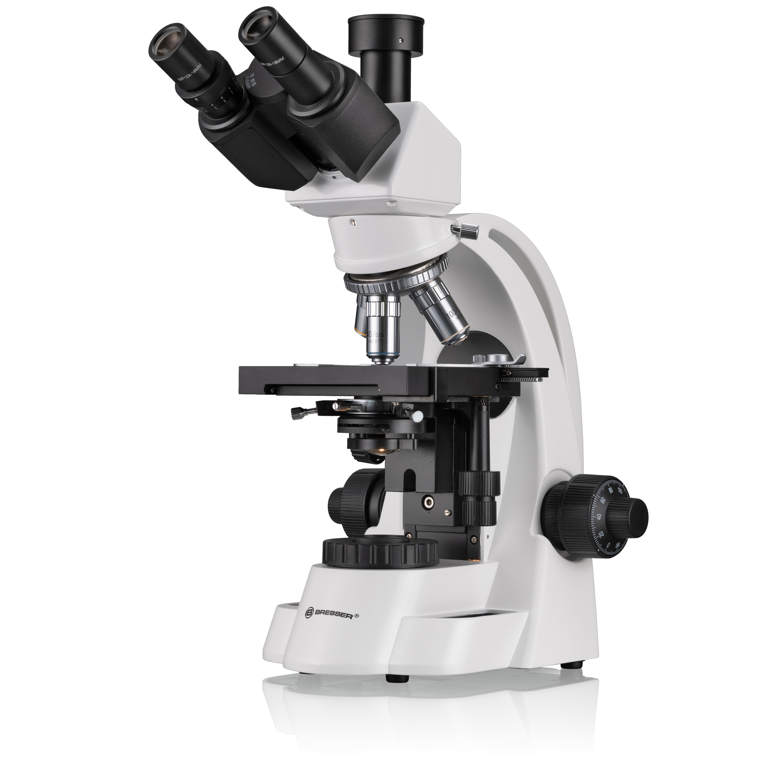 BRESSER Bioscience 40-1000x Trinocular Microscope (Refurbished)