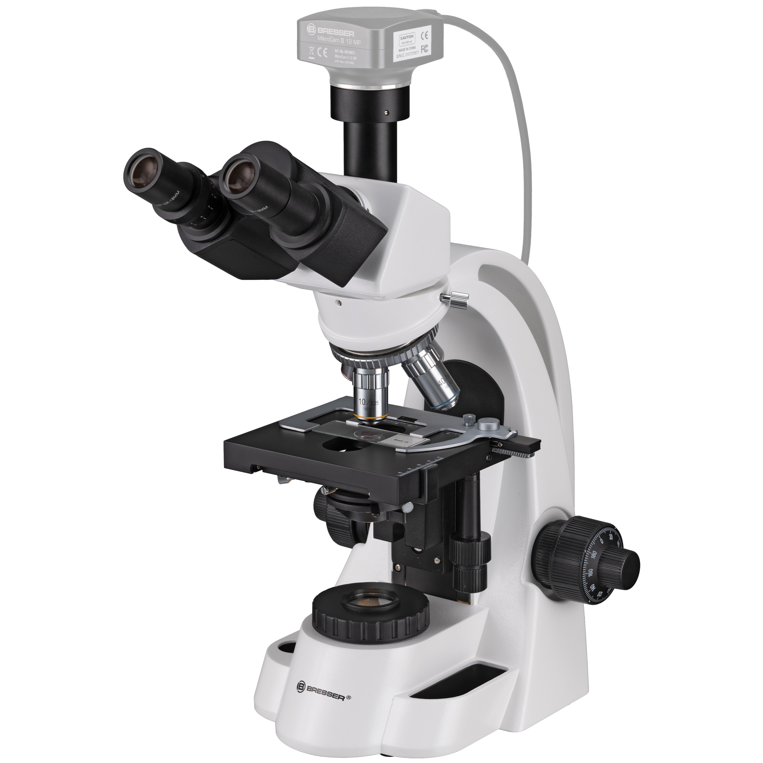 BRESSER Bioscience 40-1000x Trinocular Microscope (Refurbished)