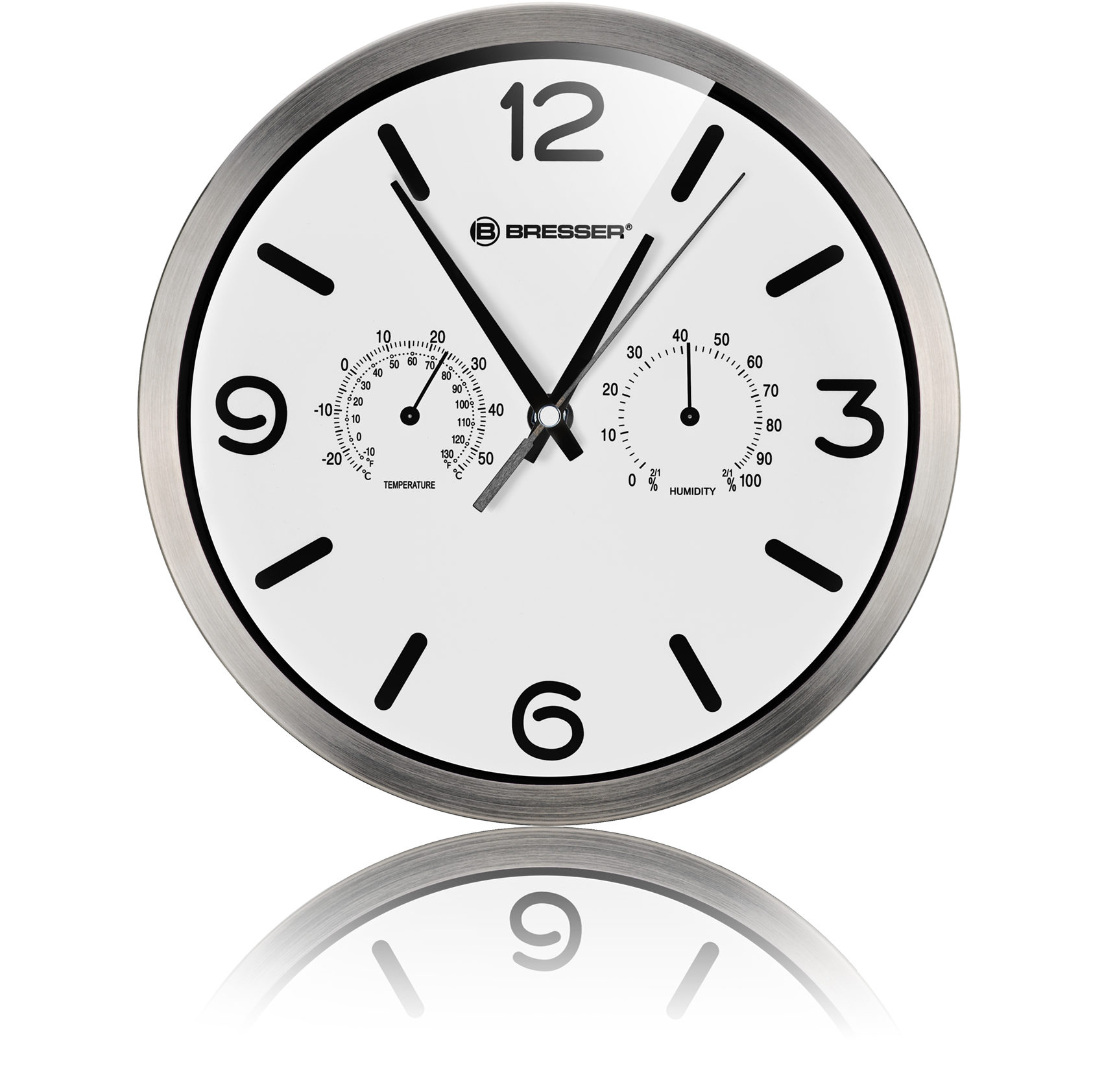 BRESSER MyTime DCF Thermo-/ Hygro- wall clock 25cm