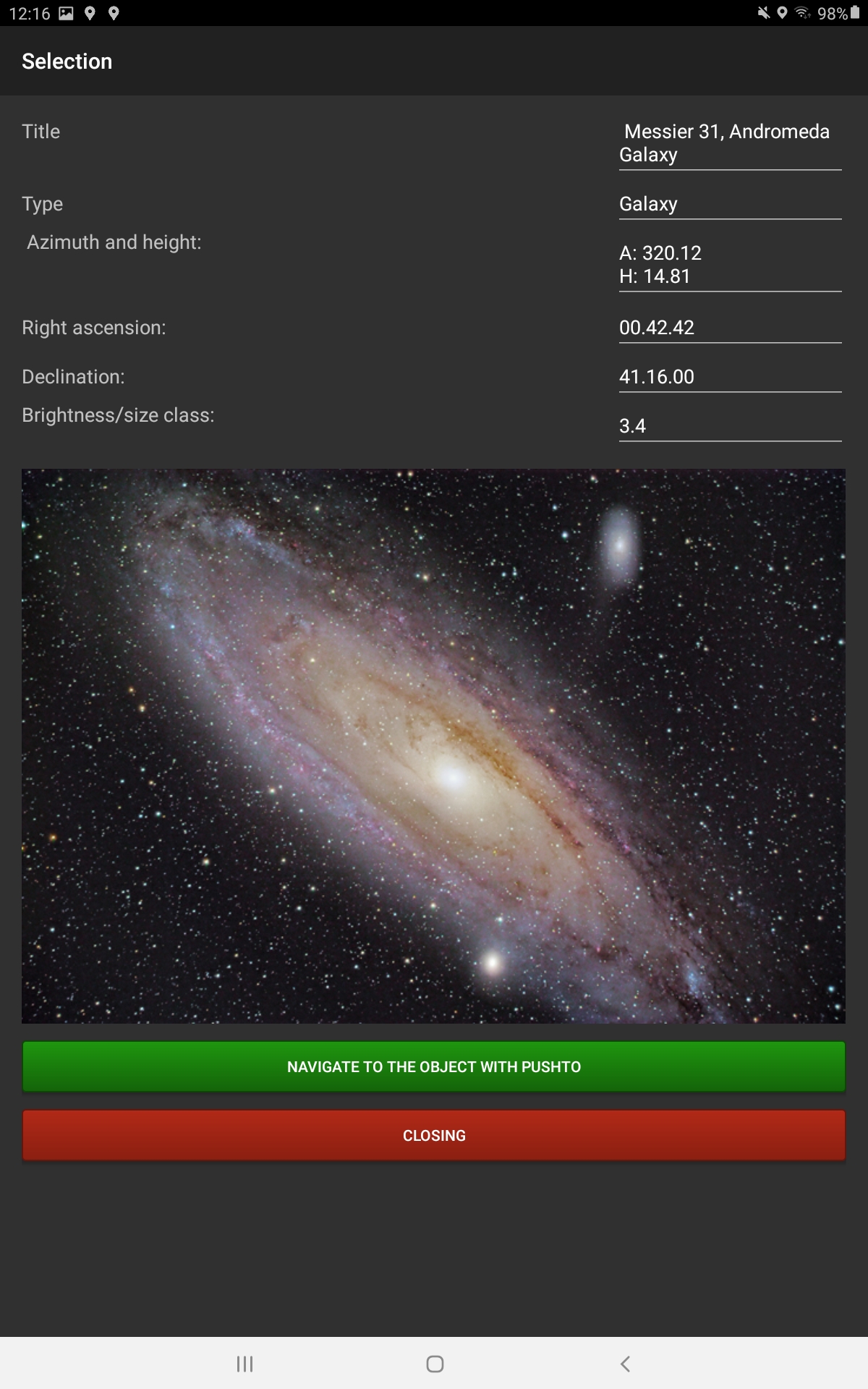 PushTo AR-80/400 Smart Telescope with tripod