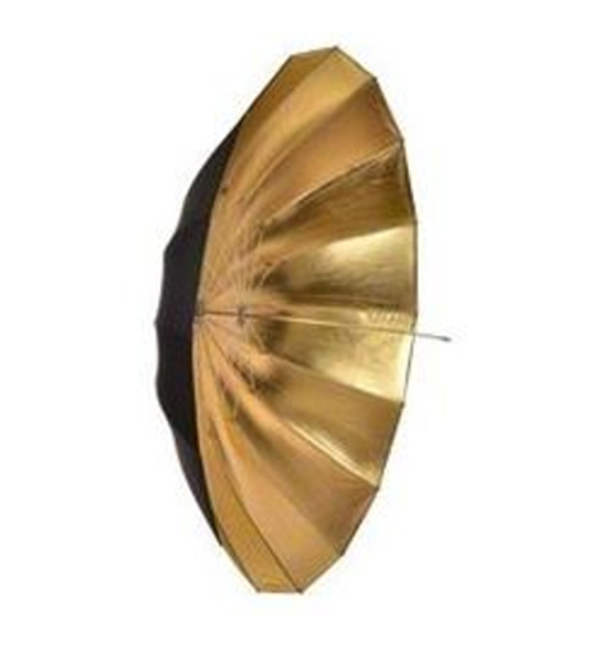 BRESSER BR-BG150 Reflective Umbrella black/gold 150cm