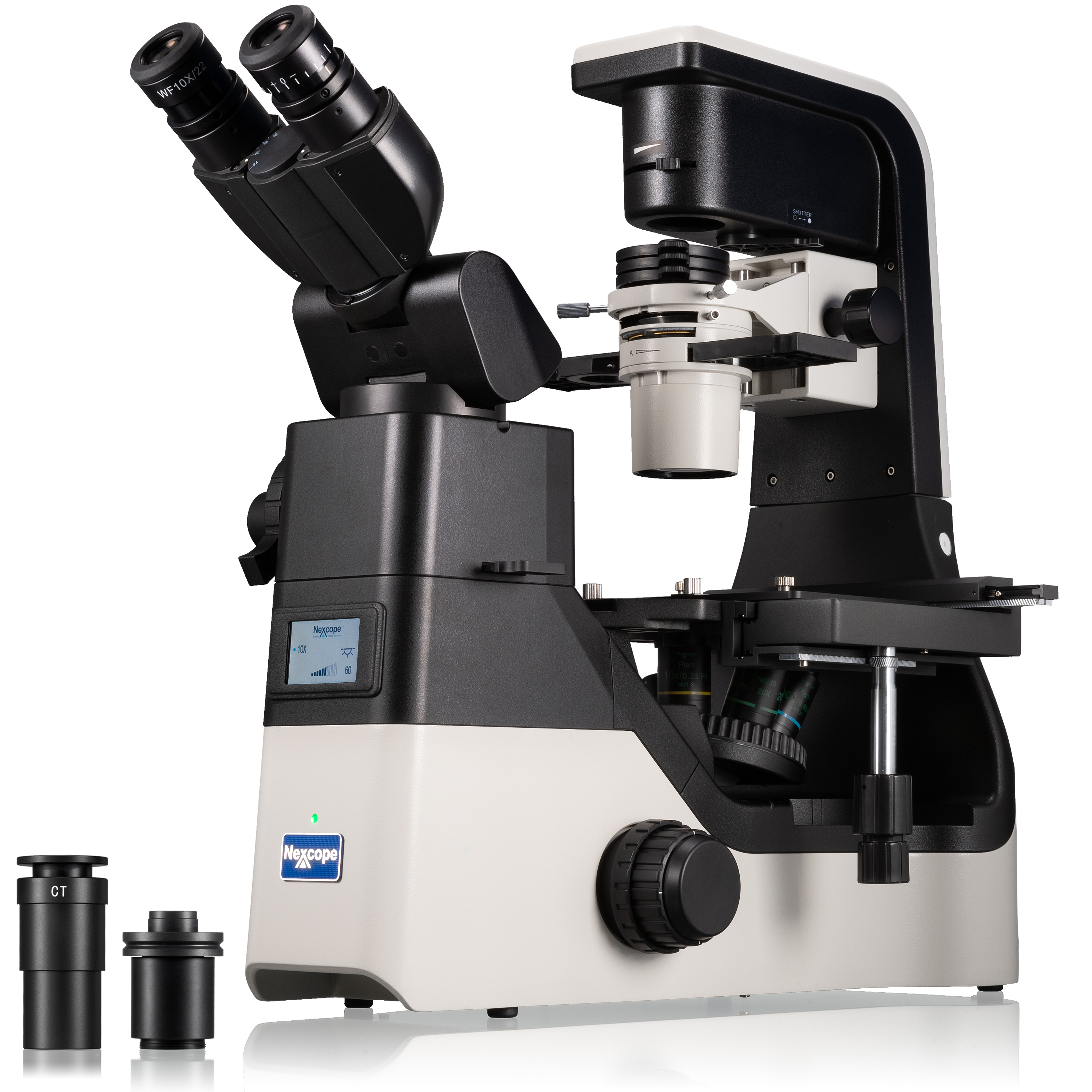 Nexcope NIB630 inverses Forschungsmikroskop mit kippbarer Beleuchtungseinheit (Refurbished)