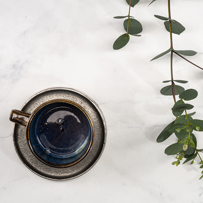 BRESSER Flat Lay Background for Tabletop Photography 60 x 60cm Light Marble