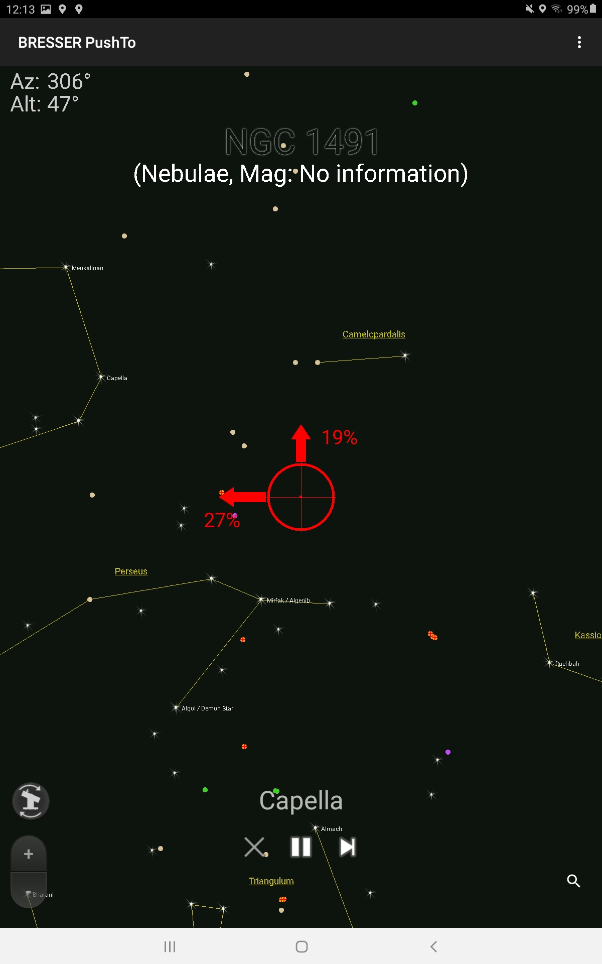 PushTo AR-80/400 Smart Telescope with tripod