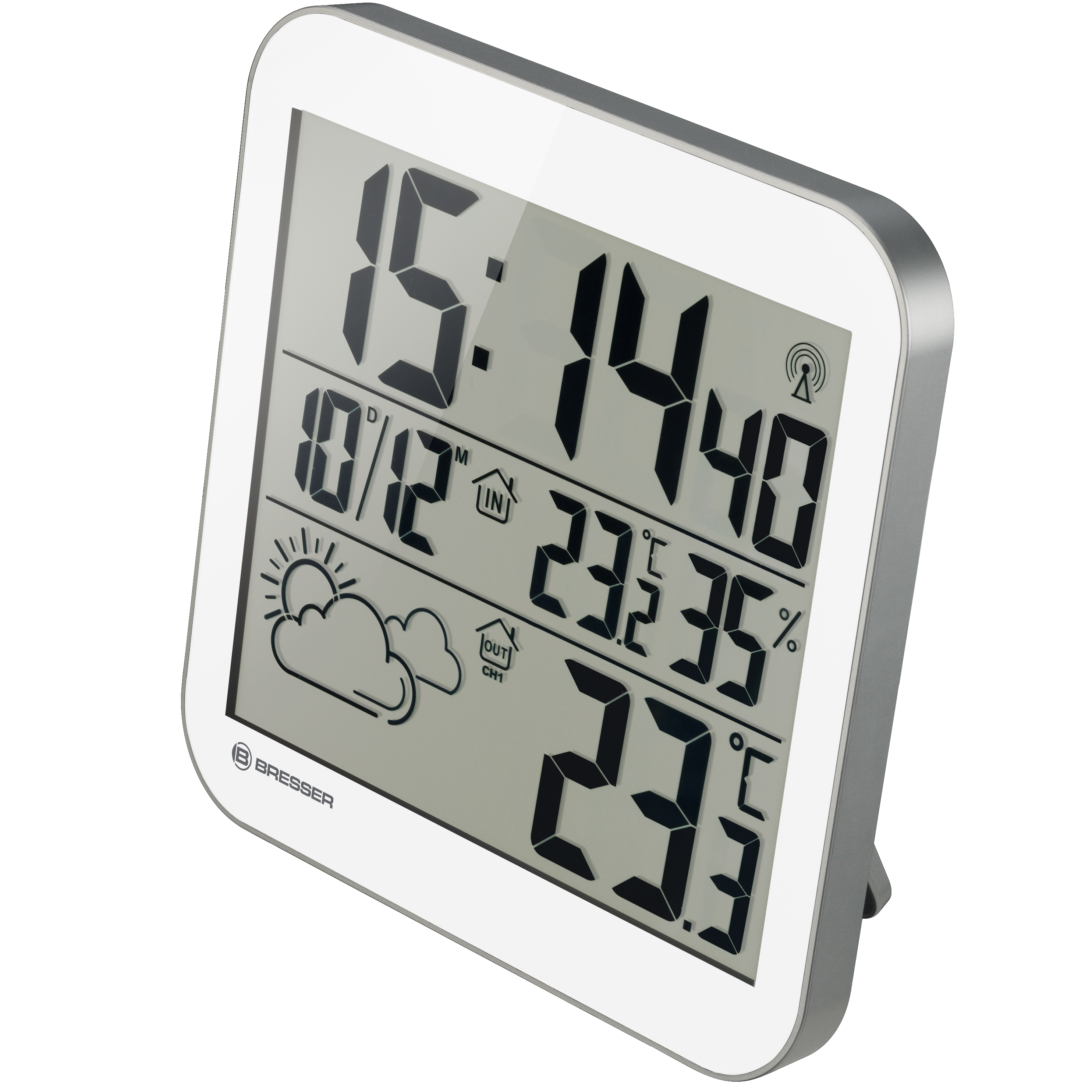 BRESSER MyTime LCD Weather wall clock (Refurbished)