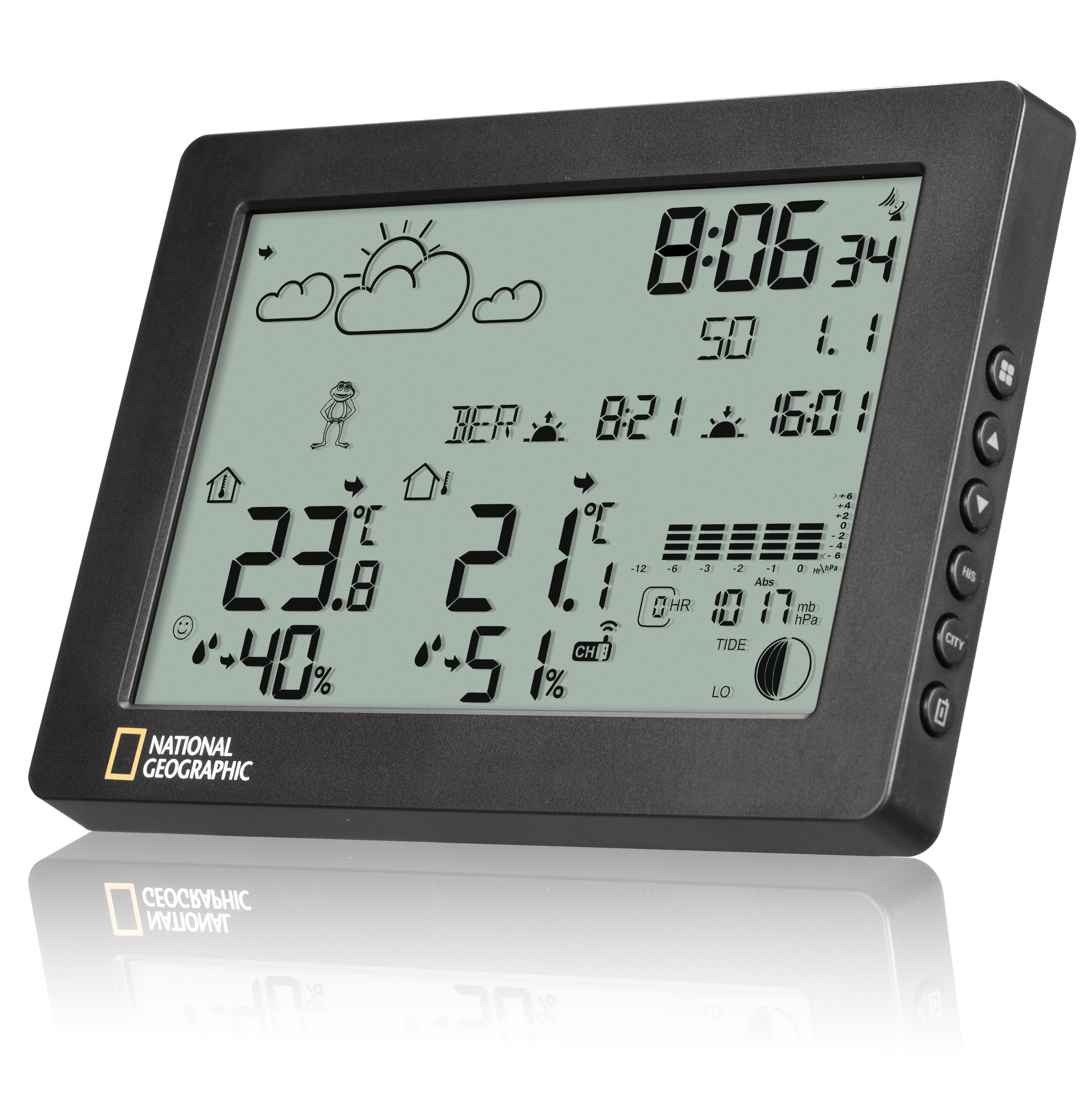 NATIONAL GEOGRAPHIC BaroTemp HZ weather station (Refurbished)