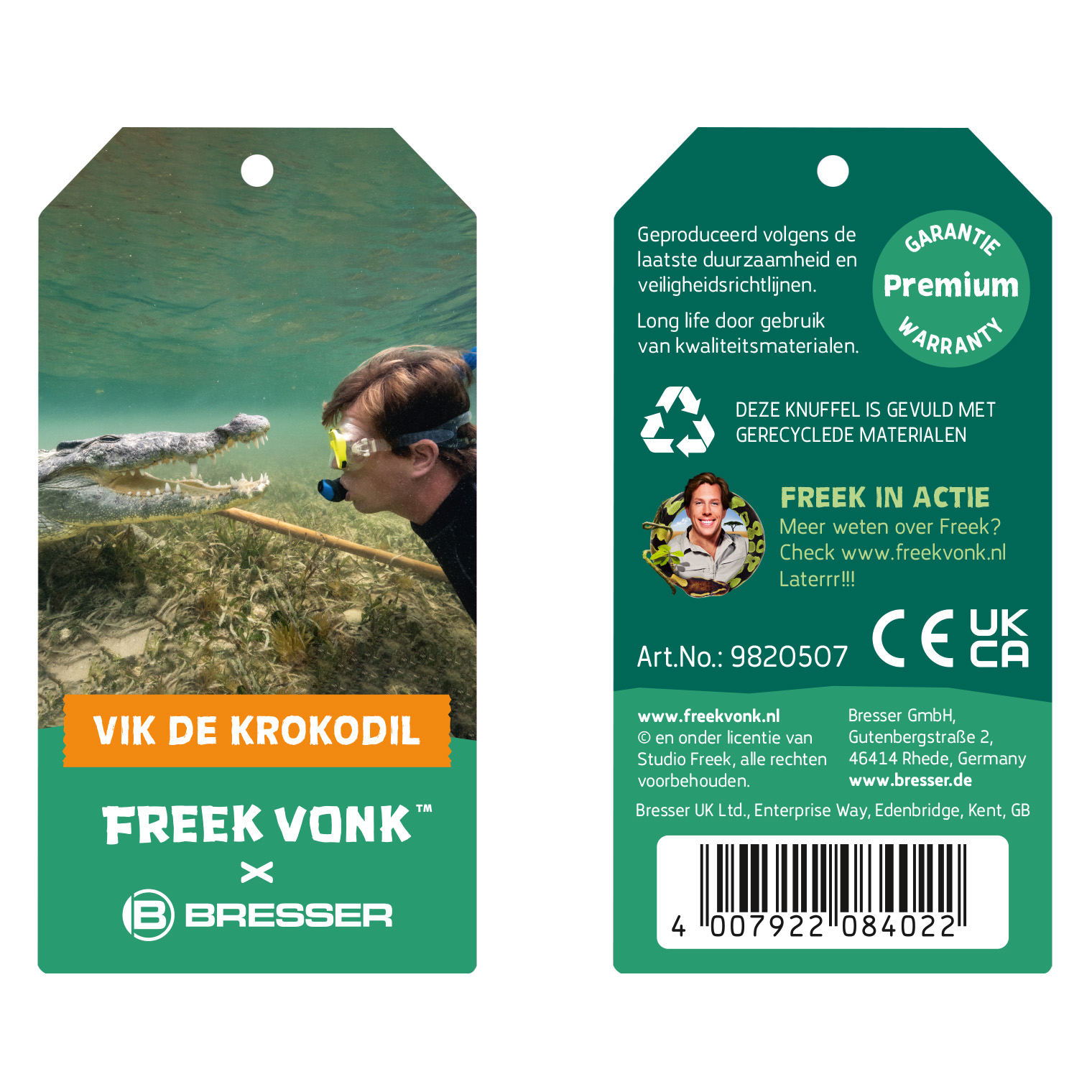 FREEK VONK x BRESSER Vik the Crocodile