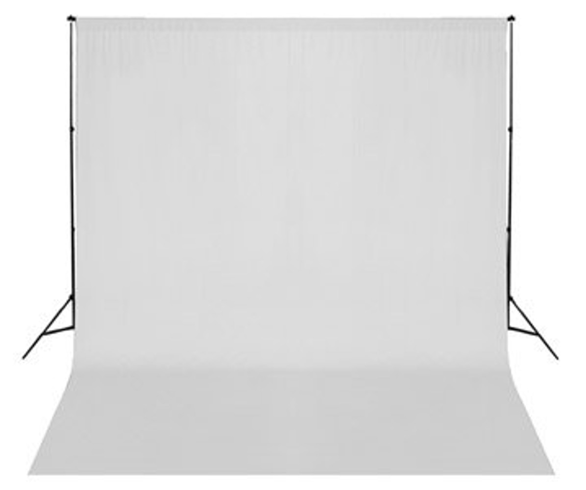 BRESSER BR-D26 Background System + Background Cloth 3 x 6m White