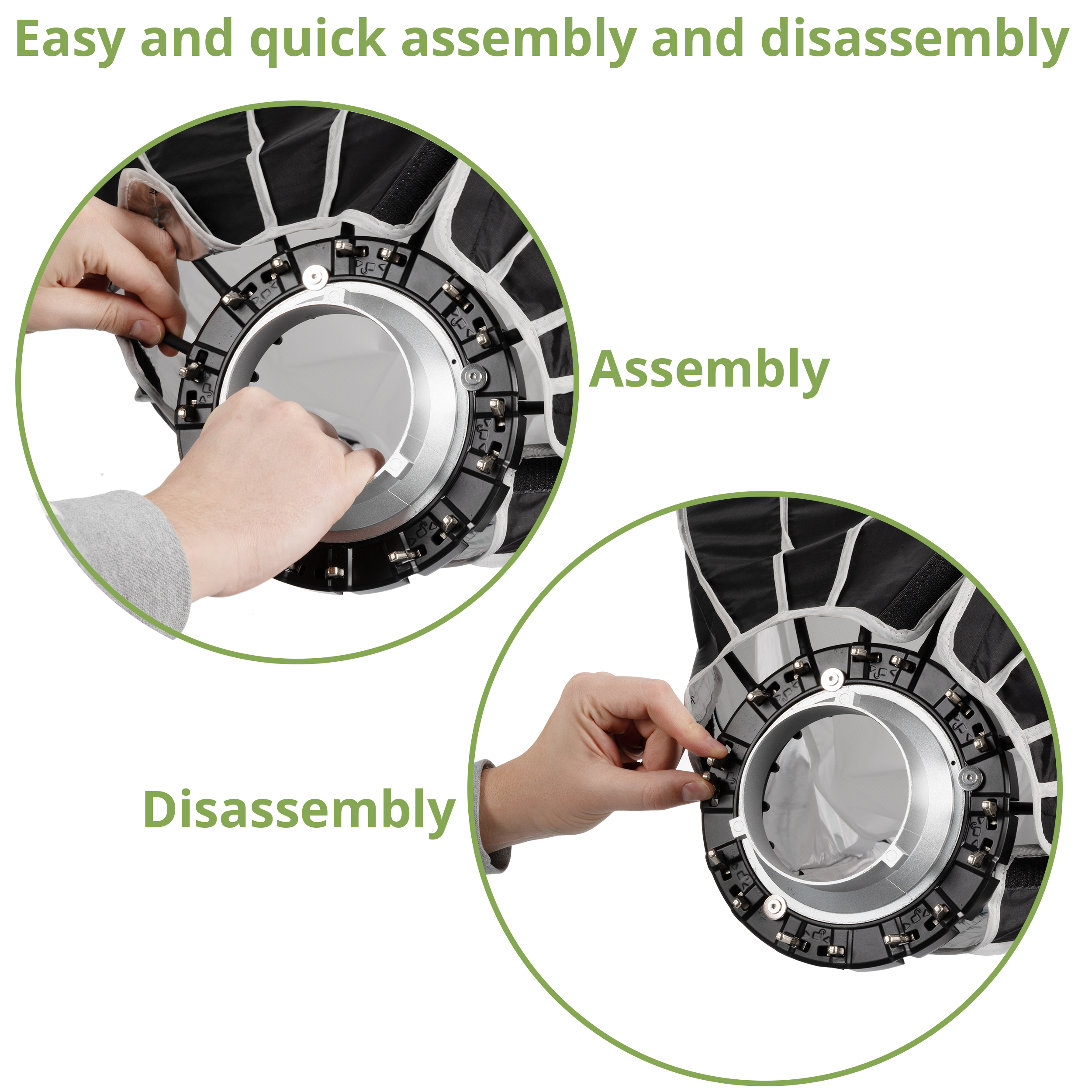 Bresser Quick Parabolic Deep Octa 60cm